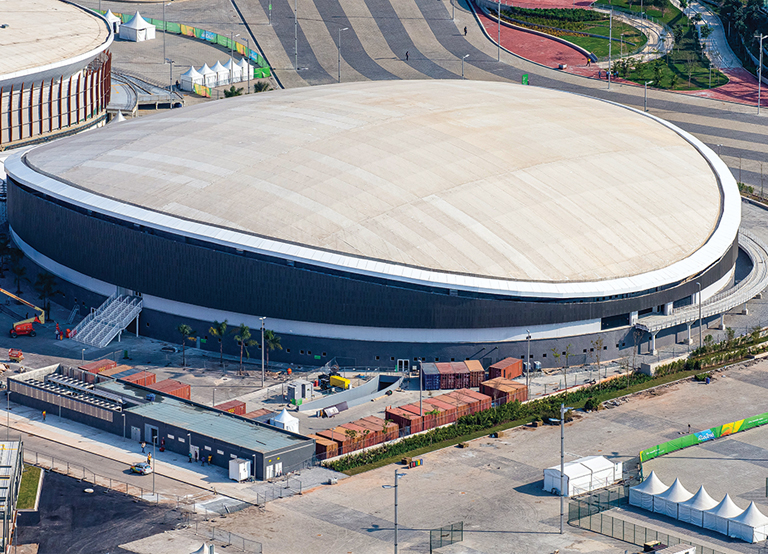 Velodrome Roof Destroyed