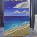 Serene Waves Painting