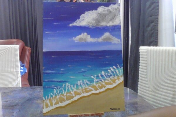 Serene Waves Painting