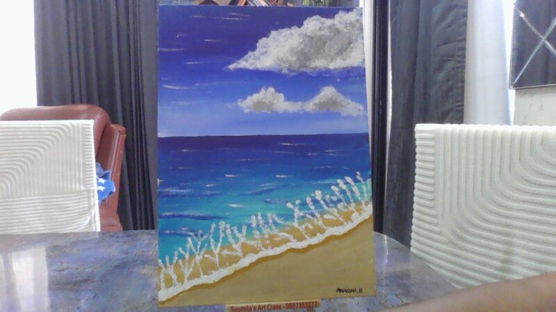 Serene Waves Painting