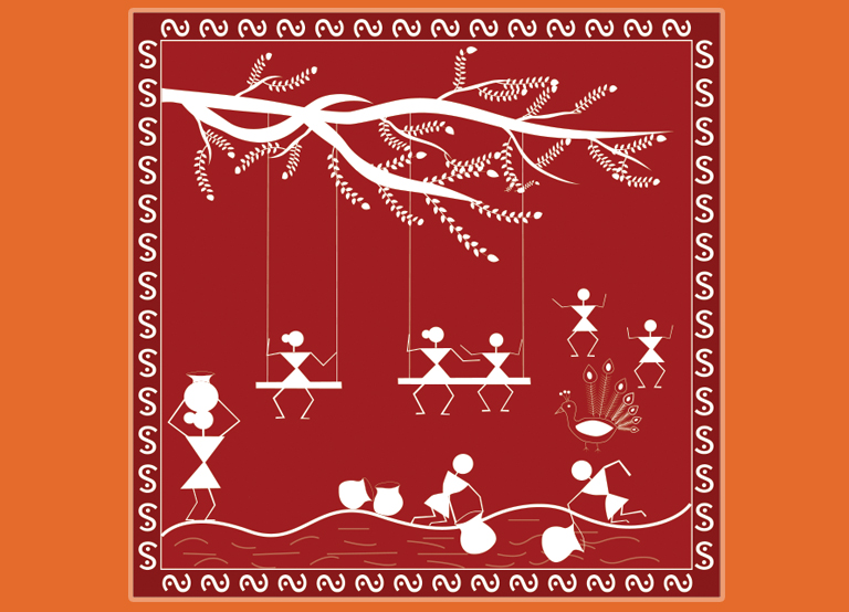Art History for Kids: Warli Painting