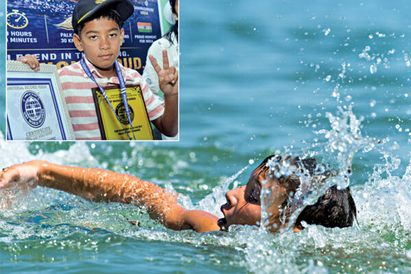 Young Swimmer Ishank Singh Covers 29kms Across Palk Strait in Record Time