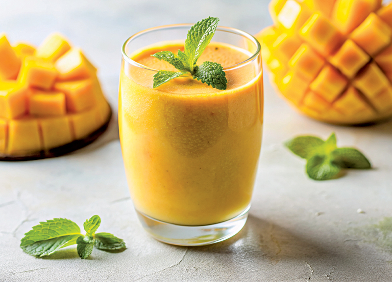 Mango Sattu Smoothie -Recipe for Kids