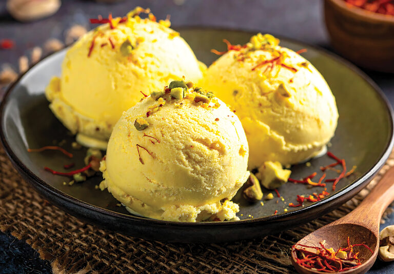 Persian Saffron Ice Cream