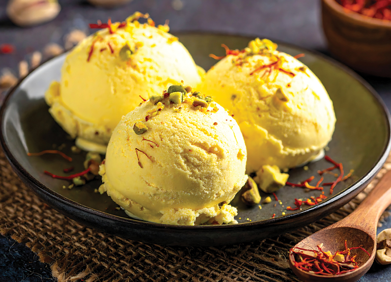 Persian Saffron Ice Cream