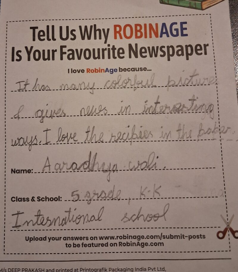 Why RobinAge Is My Favourite Kids’ Newspaper