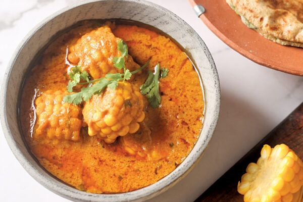 Jodhpuri Sabut Bhutte Ki Sabzi