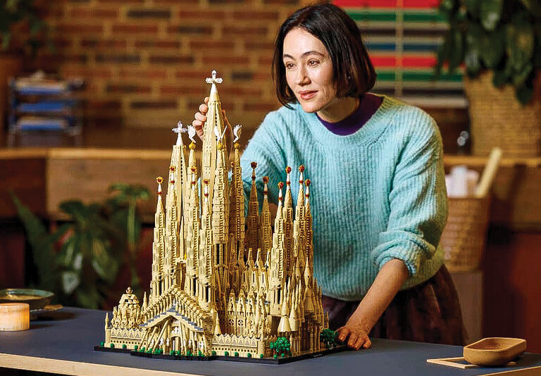 LEGO Model of Historic Church
