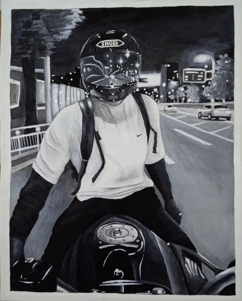 ​City Lights in the Visor
