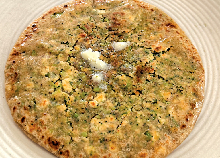 Broccoli Paneer Paranthas - Kid-friendly Recipe for Kids