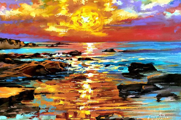 Golden Hour on the Shore