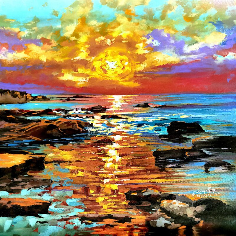 Golden Hour on the Shore