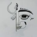 Maa Durga Sketch